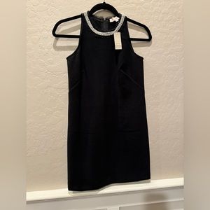 NWT Loft Women’s Petite Dress with pearl collar